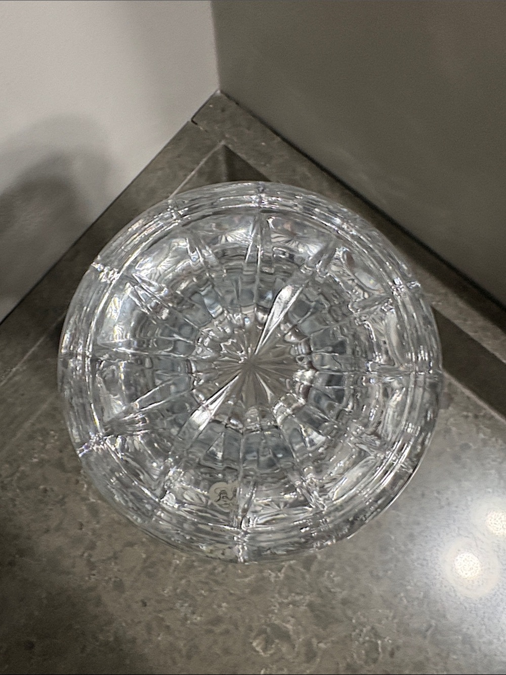 TRADITION Crystal d'Arques Clear Glass Vase - Clear. 11 3/4 Inch by 5 1/2 inch - Picture 10 of 11